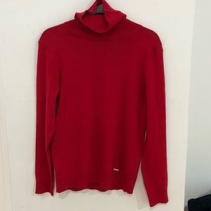 NWT TOMMY HILFIGER RED TURTLENECK SWEATER